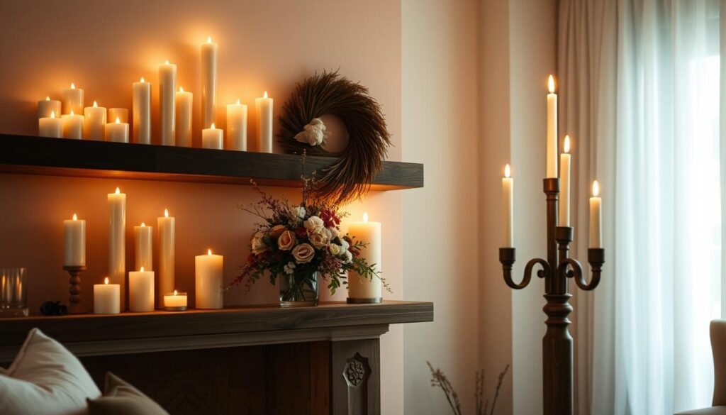 Cozy Candle Placement in Home Spaces Cozy Candle Placement in Home Spaces