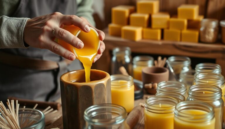 Making Beeswax Candles