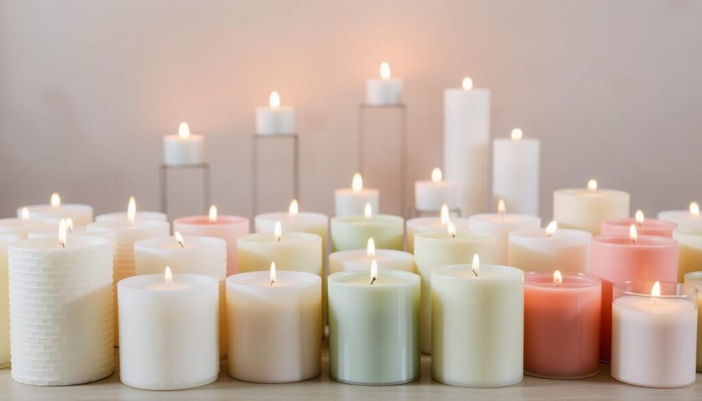 Wedding Candle Scent and Color Selection Wedding Candle Scent and Color Selection