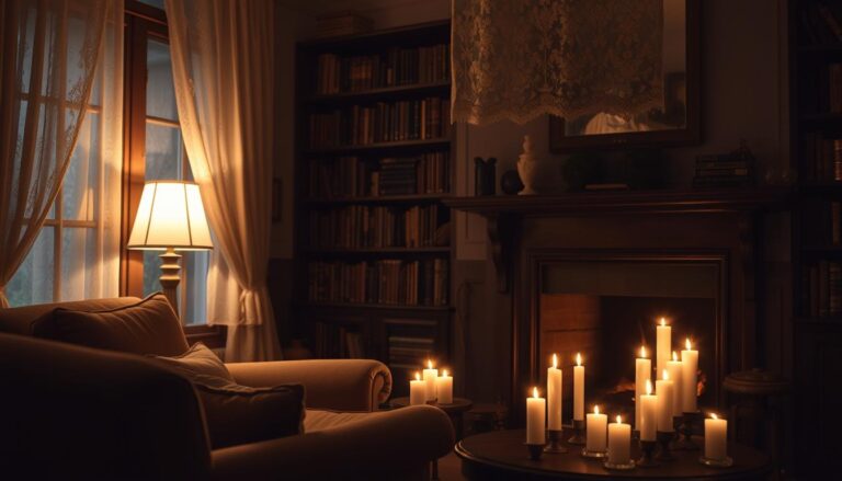 cozy atmosphere with canels