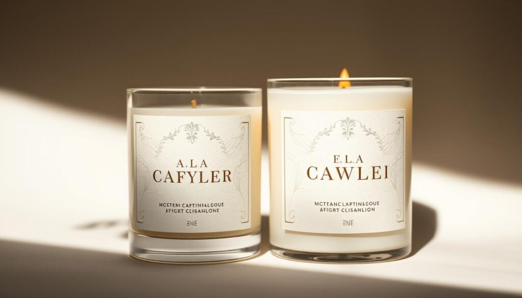 branded candle labels branded candle labels